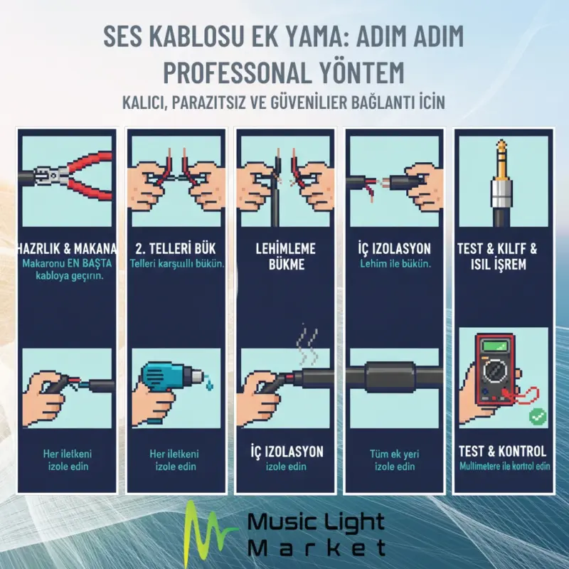 ses kablosu ek yapma