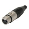 Amphenol AC3F 3 Pin XLR Dişi Konnektör ( 10'lu Paket ) - Görsel 3
