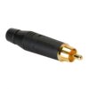 Amphenol ACPR-BLK Siyah Erkek RCA Konnektör ( 10'lu Paket ) - Görsel 3