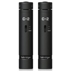 Behringer C-2 Dark Edition Stüdyo Tipi Condenser Kayıt Mikrofonu (2'li)