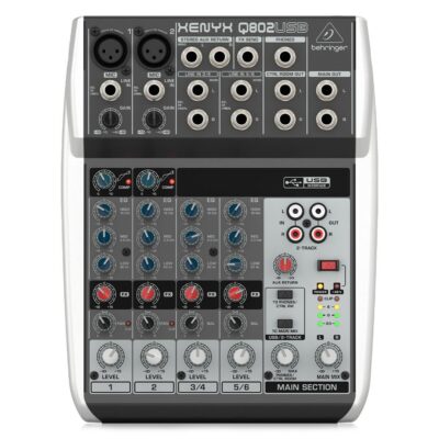 Behringer Q802usb 8 Kanal Usb Mikser