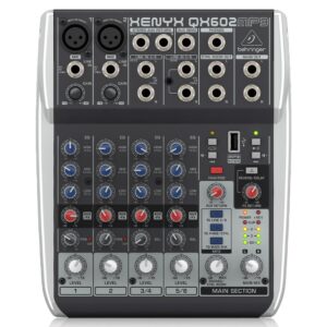 Behringer Qx602mp3 6 Kanal Analog Mikser (Outlet)