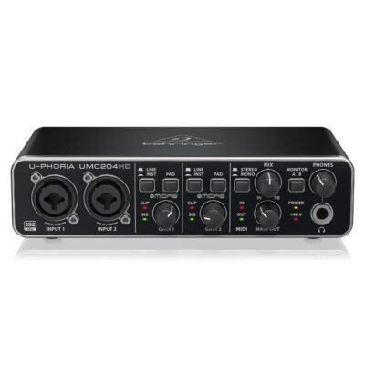 Behringer Umc204hd 24-Bit/192khz 2x4 Usb Ses Kartı