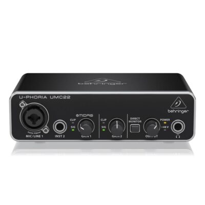 Behringer Umc22 Midas Mikrofon Preamfi 2x2 Usb Ses Kartı