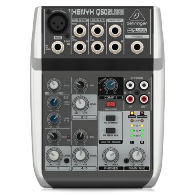 Behringer Xenyx Q502usb 5 Kanal Usb Analog Mikser