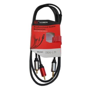 Losen CD8241/1.5MT 3.5MM Stereo - 2xRca Kablo ( 1.5 Metre )