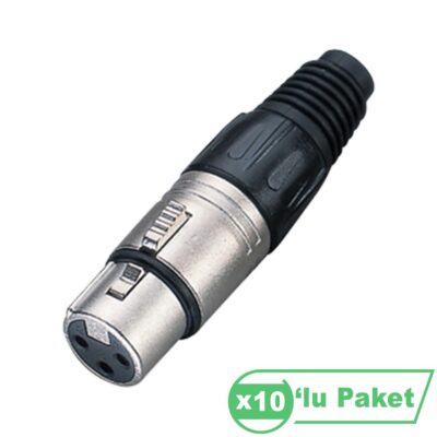 Losen La1005 Xlr 3-Pin Dişi Connector ( 10'lu Paket )