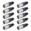 Losen La1006 Xlr 3-Pin Erkek Konnektör ( 10'lu Paket ) - Görsel 2