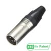 Losen La1032-1 Xlr 3-Pin Erkek Konnektör ( 10'lu Paket )