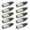 Losen La1032-1 Xlr 3-Pin Erkek Konnektör ( 10'lu Paket ) - Görsel 2