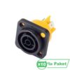 Losen Ld4043-F Powercon Wp Soket Konnektör ( 10'lu Paket )