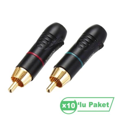 Losen Le5040 Rca Erkek Konnektör ( 10'lu Paket )