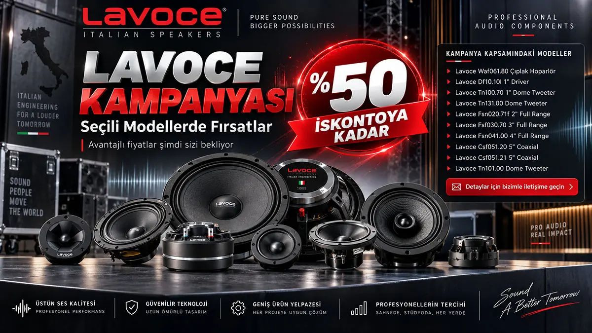 Lavoce hoparlör kampanyası