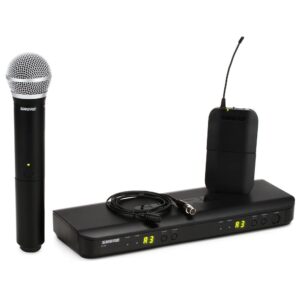 Shure BLX1288E/CVL Kablosuz El + Yaka Mikrofon Sistemi