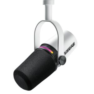 Shure MV7+-W Podcast Mikrofonu