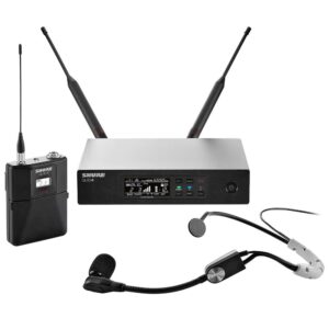Shure QLXD14E/SM35 SM35 Mikrofonlu Headset Tipi Dijital Telsiz Mikrofon Seti
