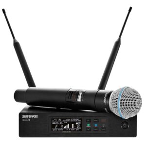 Shure QLXD24E/B58 BETA58 Mikrofonlu El Tipi Dijital Telsiz Mikrofon Seti