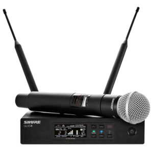 Shure QLXD24E/SM58 SM58 Mikrofonlu El Tipi Dijital Telsiz Mikrofon Seti