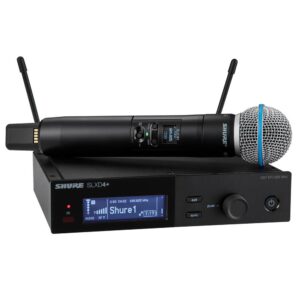 Shure SLXD24E/B58 BETA58 Mikrofonlu El Tipi Dijital Telsiz Mikrofon Seti