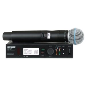 Shure ULXD24E/B58 BETA58 Mikrofonlu El Tipi Dijital Telsiz Mikrofon Seti