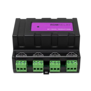 Visual Productions RDMRELAY DIN Ray Montajlı DMX/RDM 4 Kanal